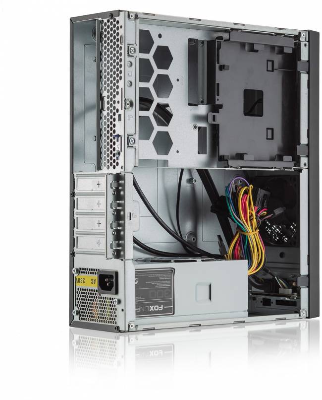 Корпус с блоком питания 300Вт. Foxline FL-1001-TFX300S — для бизнеса и офиса Корпус с блоком питания 300Вт. Foxline FL-1001-TFX300S — для бизнеса и офиса