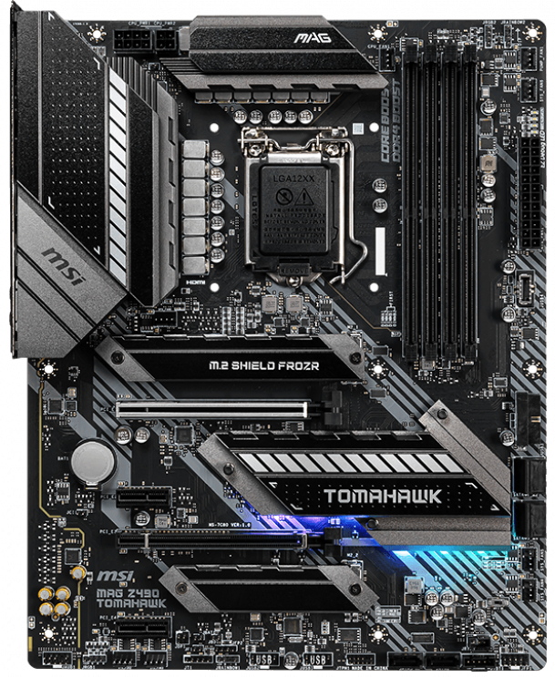 Материнская плата MSI MAG Z490 TOMAHAWK — для бизнеса и офиса