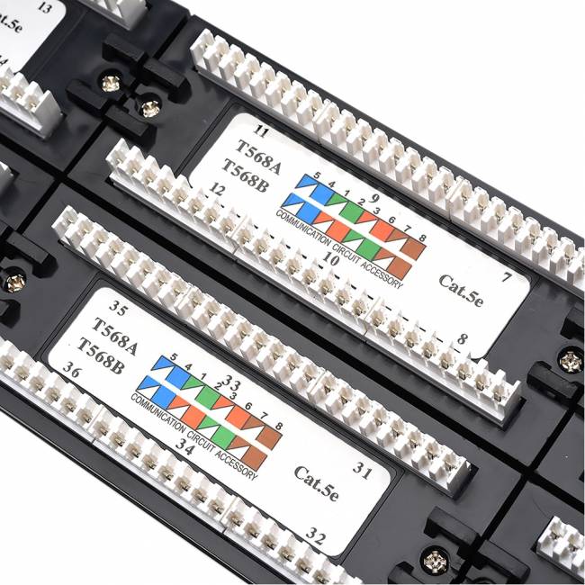 Патч-панель 19" 48хRJ45 UTP 2U cat.5е ATcom AT4852 — для бизнеса и офиса Патч-панель 19" 48хRJ45 UTP 2U cat.5е ATcom AT4852 — для бизнеса и офиса