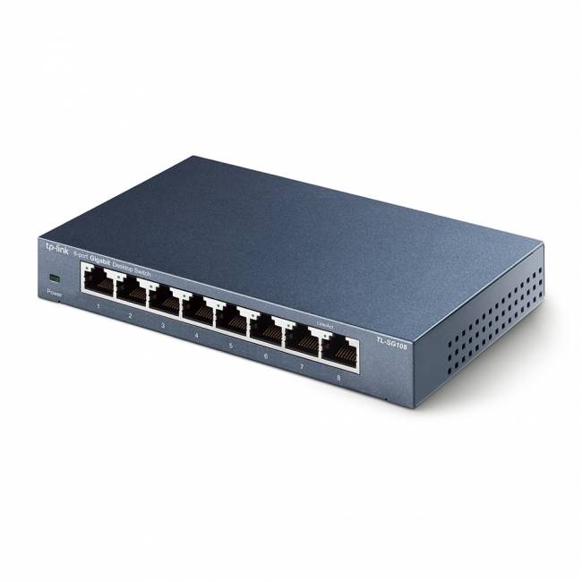 Коммутатор TP-Link TL-SG108 — для бизнеса и офиса Коммутатор TP-Link TL-SG108 — для бизнеса и офиса