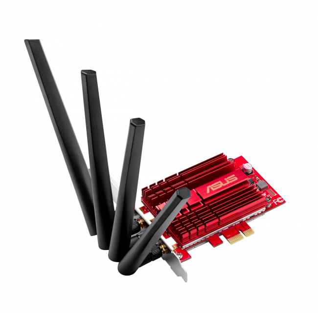 Адаптер ASUS PCE-AC88 — для бизнеса и офиса Адаптер ASUS PCE-AC88 — для бизнеса и офиса