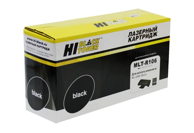 Драм-юнит Hi-Black (HB-MLT-R106) для Samsung ML-2245, 12K — для бизнеса и офиса Драм-юнит Hi-Black (HB-MLT-R106) для Samsung ML-2245, 12K — для бизнеса и офиса