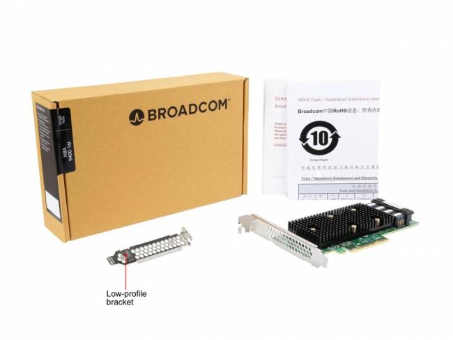 Контроллер LSI HBA 9400-16i — для бизнеса и офиса Контроллер LSI HBA 9400-16i — для бизнеса и офиса