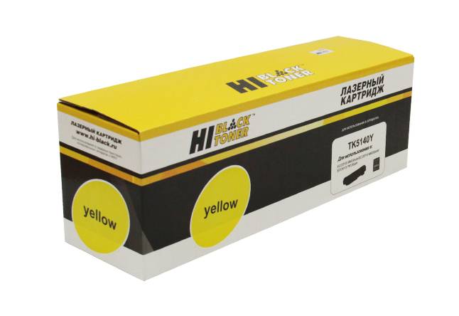 Тонер-картридж Hi-Black (HB-TK-5140Y) для Kyocera ECOSYS M6030cdn/M6530cdn, Y, 5K — для бизнеса и офиса Тонер-картридж Hi-Black (HB-TK-5140Y) для Kyocera ECOSYS M6030cdn/M6530cdn, Y, 5K — для бизнеса и офиса
