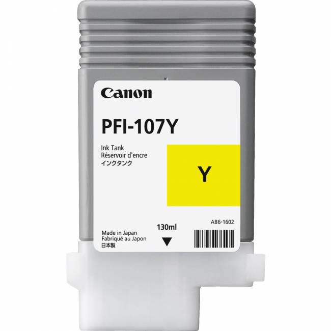 Картридж Canon PFI-107 Y (6708B001) — для бизнеса и офиса Картридж Canon PFI-107 Y (6708B001) — для бизнеса и офиса