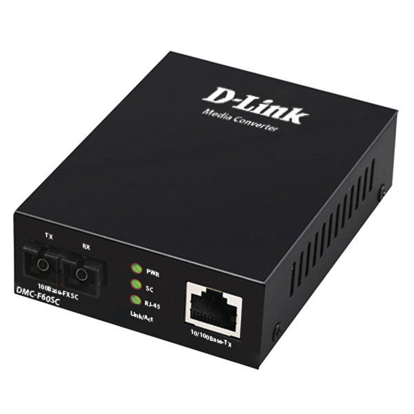 Автономный медиаконвертер D-Link DMC-F60SC/B1A — для бизнеса и офиса