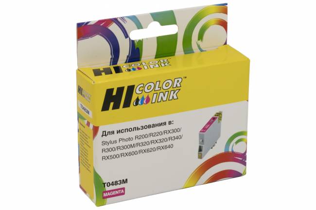 Картридж Hi-Black (HB-T0483) для Epson Stylus Photo R200/R300/RX500/RX600, M — для бизнеса и офиса Картридж Hi-Black (HB-T0483) для Epson Stylus Photo R200/R300/RX500/RX600, M — для бизнеса и офиса