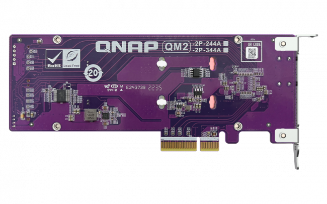 Плата расширения QNAP QM2-2P-344A — для бизнеса и офиса