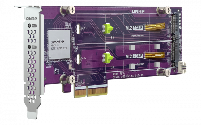 Плата расширения QNAP QM2-2P-344A — для бизнеса и офиса