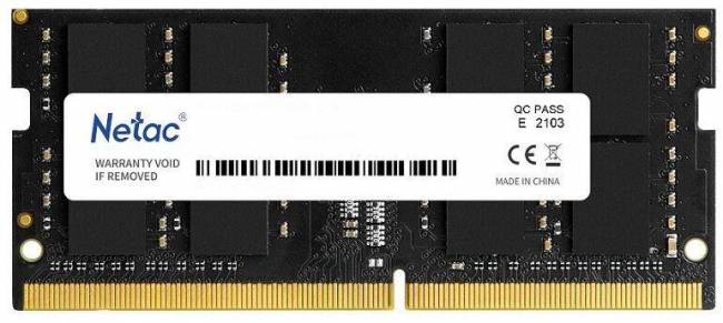 Память DDR4 16Gb 2666MHz Netac NTBSD4N26SP-16 — для бизнеса и офиса Память DDR4 16Gb 2666MHz Netac NTBSD4N26SP-16 — для бизнеса и офиса