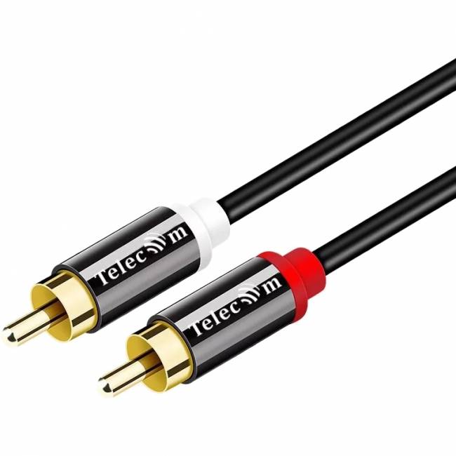 Кабель соединит 2xRCA (M) - 2xRCA (M),1.5m, TelecomPRO <TAV7158M-1.5M> Кабель-переходник Telecom 2 x RCA M/2 x RCA M (TAV7158M-1.5M) — для бизнеса и офиса Кабель соединит 2xRCA (M) - 2xRCA (M),1.5m, TelecomPRO <TAV7158M-1.5M> Кабель-переходник Telecom 2 x RCA M/2 x RCA M (TAV7158M-1.5M) — для бизнеса и офиса