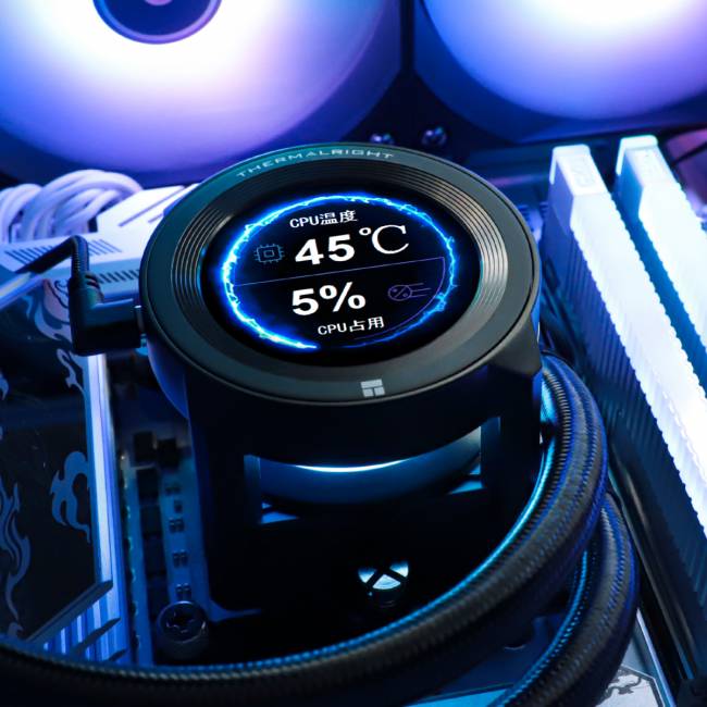 Система жидкостного охлаждения Thermalright Core Vision 360 Black — для бизнеса и офиса Система жидкостного охлаждения Thermalright Core Vision 360 Black — для бизнеса и офиса