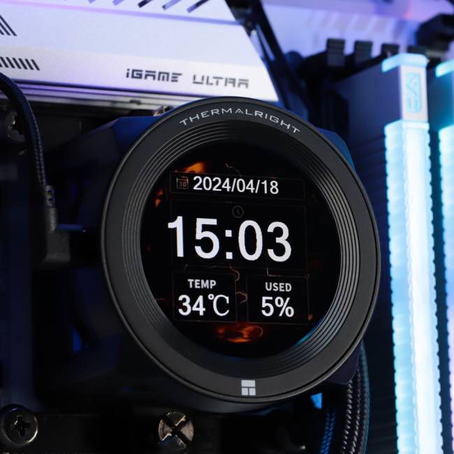 Система жидкостного охлаждения Thermalright Core Vision 360 Black — для бизнеса и офиса Система жидкостного охлаждения Thermalright Core Vision 360 Black — для бизнеса и офиса