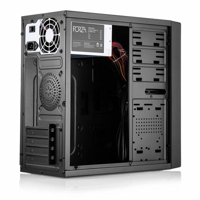 Корпус с блоком питания 450Вт. Корпус Foxline Forza FZ-055-SX450-U32 — для бизнеса и офиса