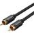 Кабель Vention аудио RCA M/RCA M - 2м Чёрный Кабель Vention RCA(m)/RCA(m) - 2 м (VAB-R09-B200) — для бизнеса и офиса