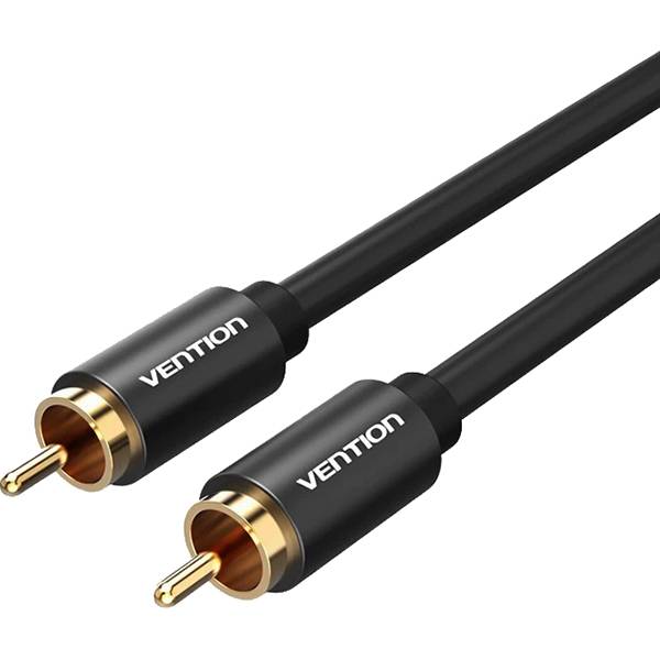 Кабель Vention аудио RCA M/RCA M - 2м Чёрный Кабель Vention RCA(m)/RCA(m) - 2 м (VAB-R09-B200) — для бизнеса и офиса