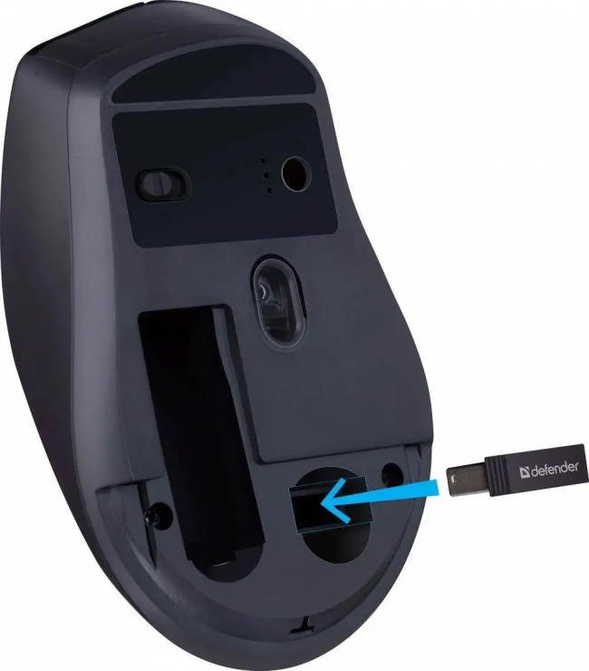 Defender Беспроводная оптическая мышь Effect X MS-095 черный,6D,800-1600dpi,бесшумн Defender 52095 — для бизнеса и офиса Defender Беспроводная оптическая мышь Effect X MS-095 черный,6D,800-1600dpi,бесшумн Defender 52095 — для бизнеса и офиса