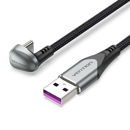 Кабель Vention USB 2.0 CM/AM 5A - 1м. U-образный Vention COHHF — для бизнеса и офиса Кабель Vention USB 2.0 CM/AM 5A - 1м. U-образный Vention COHHF — для бизнеса и офиса