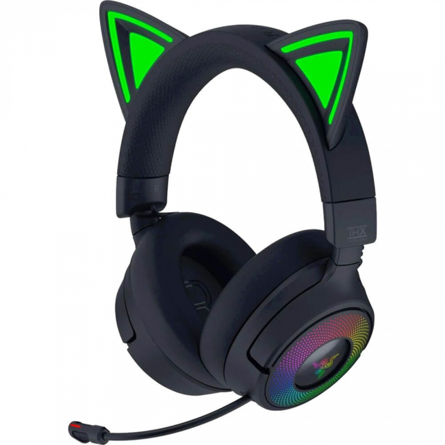 Гарнитура Razer Kraken Kitty V3 Pro - Black Razer Kraken Kitty V3 Pro - Black Headset — для бизнеса и офиса Гарнитура Razer Kraken Kitty V3 Pro - Black Razer Kraken Kitty V3 Pro - Black Headset — для бизнеса и офиса
