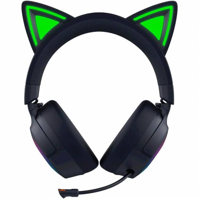 Гарнитура Razer Kraken Kitty V3 Pro - Black Razer Kraken Kitty V3 Pro - Black Headset — для бизнеса и офиса Гарнитура Razer Kraken Kitty V3 Pro - Black Razer Kraken Kitty V3 Pro - Black Headset — для бизнеса и офиса