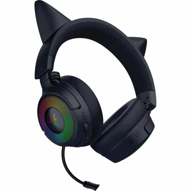 Гарнитура Razer Kraken Kitty V3 Pro - Black Razer Kraken Kitty V3 Pro - Black Headset — для бизнеса и офиса Гарнитура Razer Kraken Kitty V3 Pro - Black Razer Kraken Kitty V3 Pro - Black Headset — для бизнеса и офиса