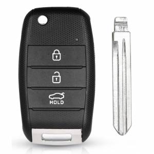 Корпус выкидного ключа HYUNDAI 3 кнопки HY-11D HYN14R, с лого