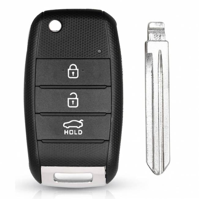 Корпус выкидного ключа HYUNDAI 3 кнопки HY-11D HYN14R, с лого — для бизнеса и офиса Корпус выкидного ключа HYUNDAI 3 кнопки HY-11D HYN14R, с лого — для бизнеса и офиса