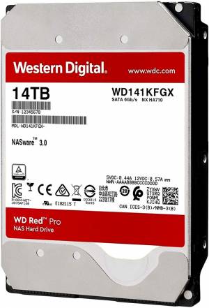 Жесткий диск HDD WD SATA3 14Tb Red Pro WD141KFGX