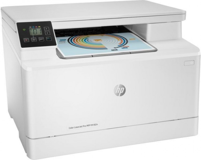 Лазерное МФУ HP Color LaserJet Pro MFP M182n 7KW54A — для бизнеса и офиса