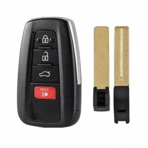 Корпус смарт ключа TOYOTA 3+1 кнопка + вставка TOY48