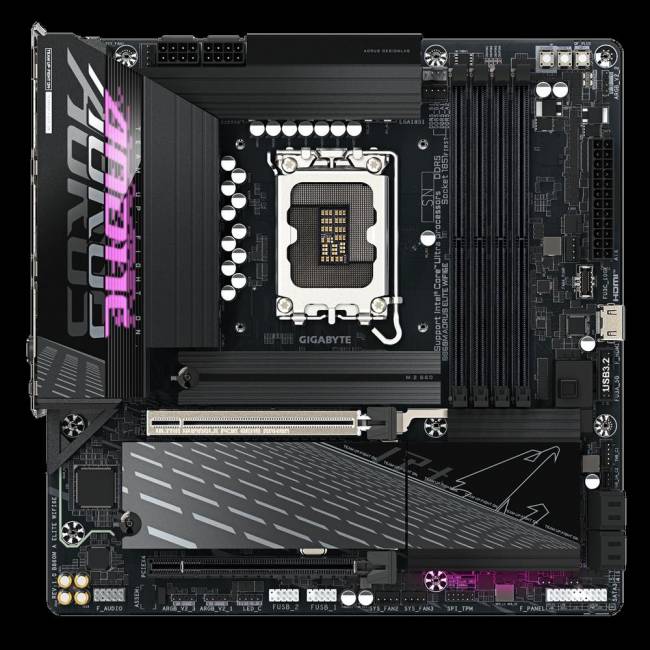 Материнская плата Gigabyte B860M AORUS ELITE WIFI6E — для бизнеса и офиса Материнская плата Gigabyte B860M AORUS ELITE WIFI6E — для бизнеса и офиса