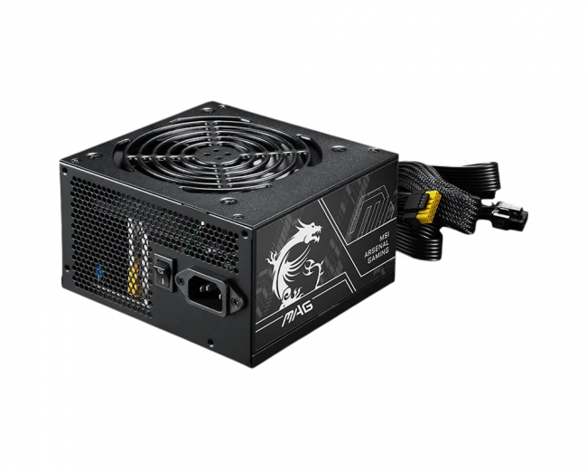 Блок питания ПК MSI MAG A750BN PCIE5 II 306-7ZPSX11-CE0 — для бизнеса и офиса Блок питания ПК MSI MAG A750BN PCIE5 II 306-7ZPSX11-CE0 — для бизнеса и офиса
