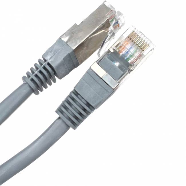 Патчкорд литой Telecom  FTP кат.5e 50m VCOM NA102-FTP-C5E-50M — для бизнеса и офиса