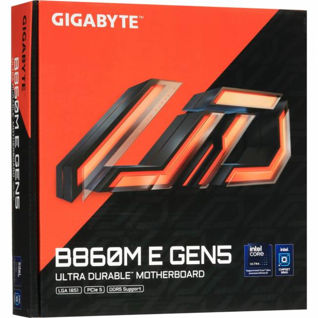 Материнская плата GIGABYTE B860M E GEN5 — для бизнеса и офиса Материнская плата GIGABYTE B860M E GEN5 — для бизнеса и офиса