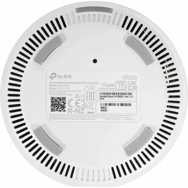 Точка доступа TP-Link Deco X10(1-pack) — для бизнеса и офиса Точка доступа TP-Link Deco X10(1-pack) — для бизнеса и офиса