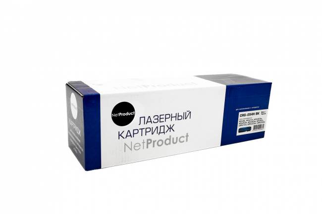 Картридж NetProduct (N-№054H BK) для Canon i-SENSYS LBP621Cw/622/623/ imageCLASS MF642Cdw, Bk, 3,1K — для бизнеса и офиса Картридж NetProduct (N-№054H BK) для Canon i-SENSYS LBP621Cw/622/623/ imageCLASS MF642Cdw, Bk, 3,1K — для бизнеса и офиса