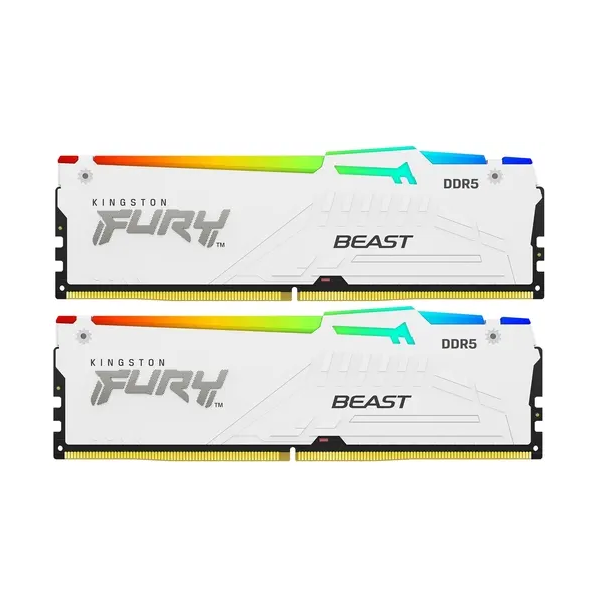 Память оперативная Kingston FURY Beast White RGB EXPO KF560C36BWE2AK2-32 — для бизнеса и офиса
