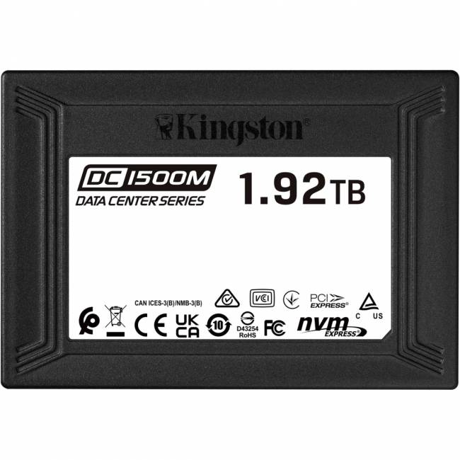 Твердотельный накопитель Kingston SSD DC1500M, 1920GB (SEDC1500M/1920G) — для бизнеса и офиса Твердотельный накопитель Kingston SSD DC1500M, 1920GB (SEDC1500M/1920G) — для бизнеса и офиса