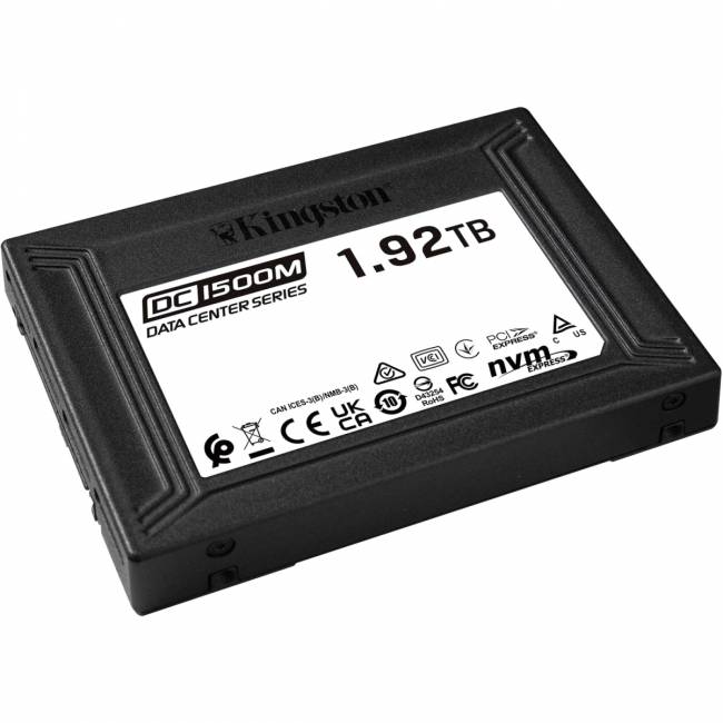 Твердотельный накопитель Kingston SSD DC1500M, 1920GB (SEDC1500M/1920G) — для бизнеса и офиса Твердотельный накопитель Kingston SSD DC1500M, 1920GB (SEDC1500M/1920G) — для бизнеса и офиса
