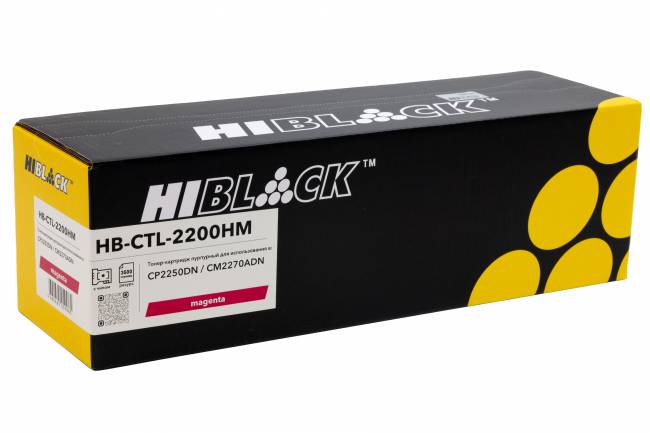 Картридж Hi-Black (HB-CTL-2200HM) для Pantum CP2250DN/CM2270ADN, M, 3,5K — для бизнеса и офиса Картридж Hi-Black (HB-CTL-2200HM) для Pantum CP2250DN/CM2270ADN, M, 3,5K — для бизнеса и офиса