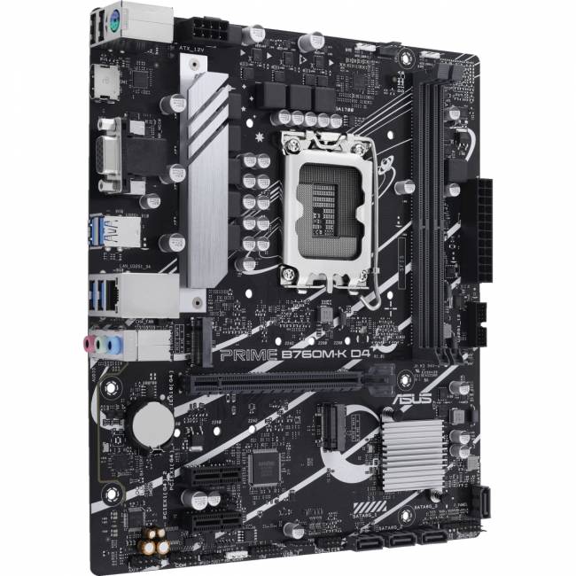 Материнская плата ASUS PRIME B760M-K D4 (90MB1DS0-M0EAY0) — для бизнеса и офиса Материнская плата ASUS PRIME B760M-K D4 (90MB1DS0-M0EAY0) — для бизнеса и офиса