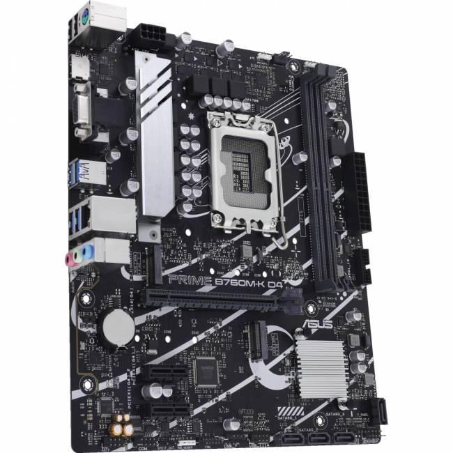 Материнская плата ASUS PRIME B760M-K D4 (90MB1DS0-M0EAY0) — для бизнеса и офиса Материнская плата ASUS PRIME B760M-K D4 (90MB1DS0-M0EAY0) — для бизнеса и офиса
