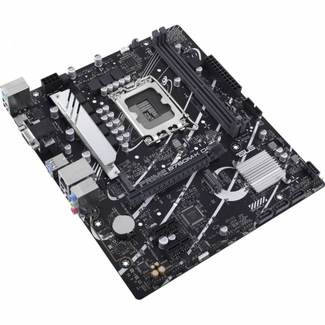 Материнская плата ASUS PRIME B760M-K D4 (90MB1DS0-M0EAY0) — для бизнеса и офиса Материнская плата ASUS PRIME B760M-K D4 (90MB1DS0-M0EAY0) — для бизнеса и офиса