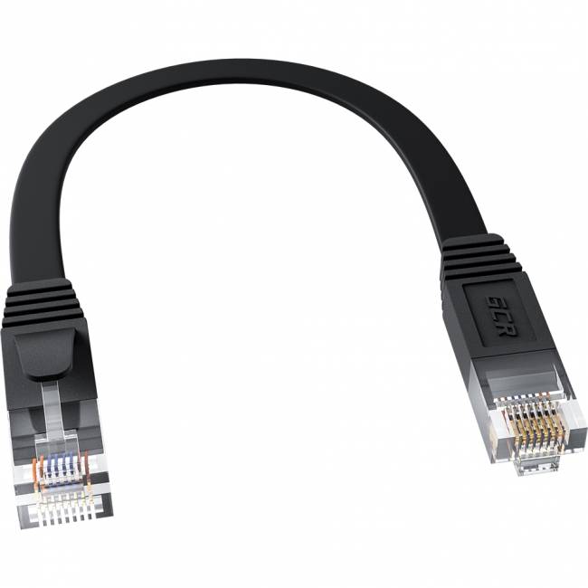 GCR Патч-корд 0.3m PROF плоский прямой кат.7 ethernet, медь, черный, RJ45, T568B, GCR-54145 Greenconnect GCR-54145 кат.7, 0.3 м — для бизнеса и офиса GCR Патч-корд 0.3m PROF плоский прямой кат.7 ethernet, медь, черный, RJ45, T568B, GCR-54145 Greenconnect GCR-54145 кат.7, 0.3 м — для бизнеса и офиса