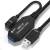 GCR Удлинитель активный 7.5m USB 3.0, AM/AF, черный, с усилителем сигнала, доп.питание micro, GCR-51924 Greenconnect  USB 3.2 Type-AM - microUSB 2.0 (f),USB 3.2 Type-AF 7.5м — для бизнеса и офиса