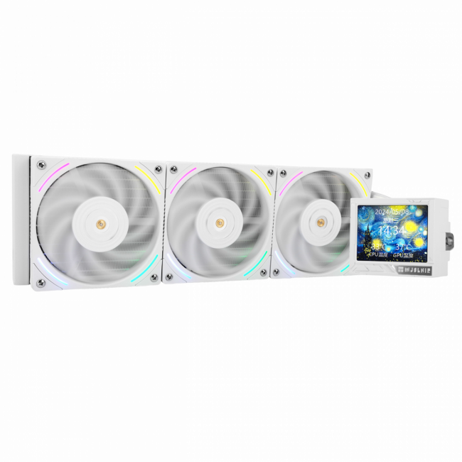 Водяное охлаждение для процессора Thermalright Mjolnir Vision 360 White — для бизнеса и офиса Водяное охлаждение для процессора Thermalright Mjolnir Vision 360 White — для бизнеса и офиса