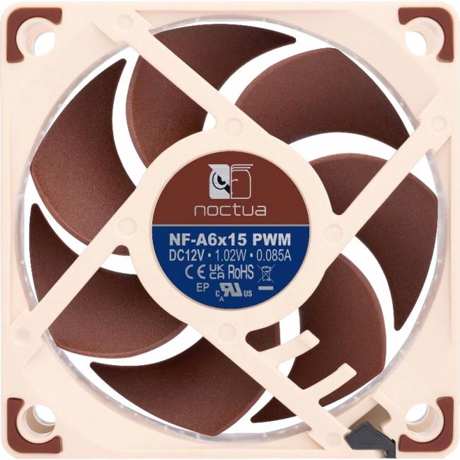 Кулер для корпуса Noctua NF-A6x15 PWM — для бизнеса и офиса Кулер для корпуса Noctua NF-A6x15 PWM — для бизнеса и офиса