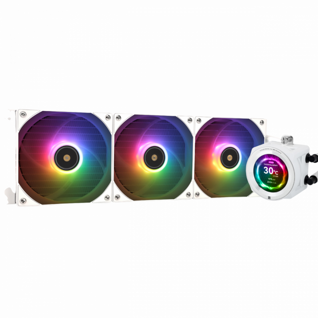 Система жидкостного охлаждения Thermalright Core Vision 360 White — для бизнеса и офиса Система жидкостного охлаждения Thermalright Core Vision 360 White — для бизнеса и офиса