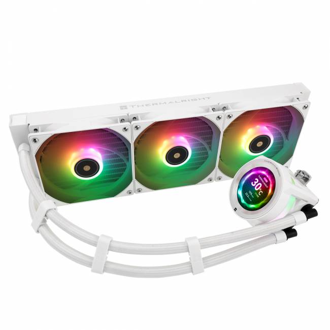 Система жидкостного охлаждения Thermalright Core Vision 360 White — для бизнеса и офиса Система жидкостного охлаждения Thermalright Core Vision 360 White — для бизнеса и офиса