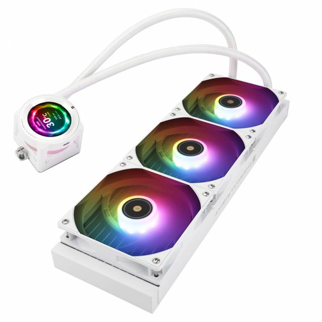 Система жидкостного охлаждения Thermalright Core Vision 360 White — для бизнеса и офиса Система жидкостного охлаждения Thermalright Core Vision 360 White — для бизнеса и офиса